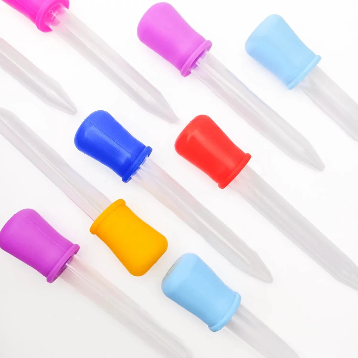 Set 6 pzas - Pipetas de 5 ml para Cera y Fragancias - Gotero plástico graduado - Wax Dosier - Candle Craft