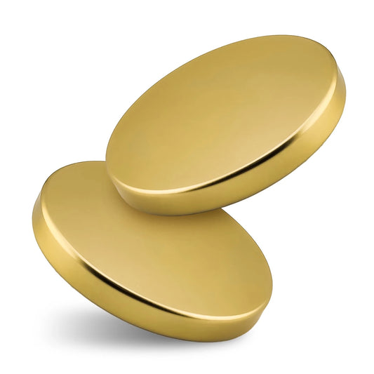 Tapa de Aluminio L para vasos de velas - Dorado - Candle Craft