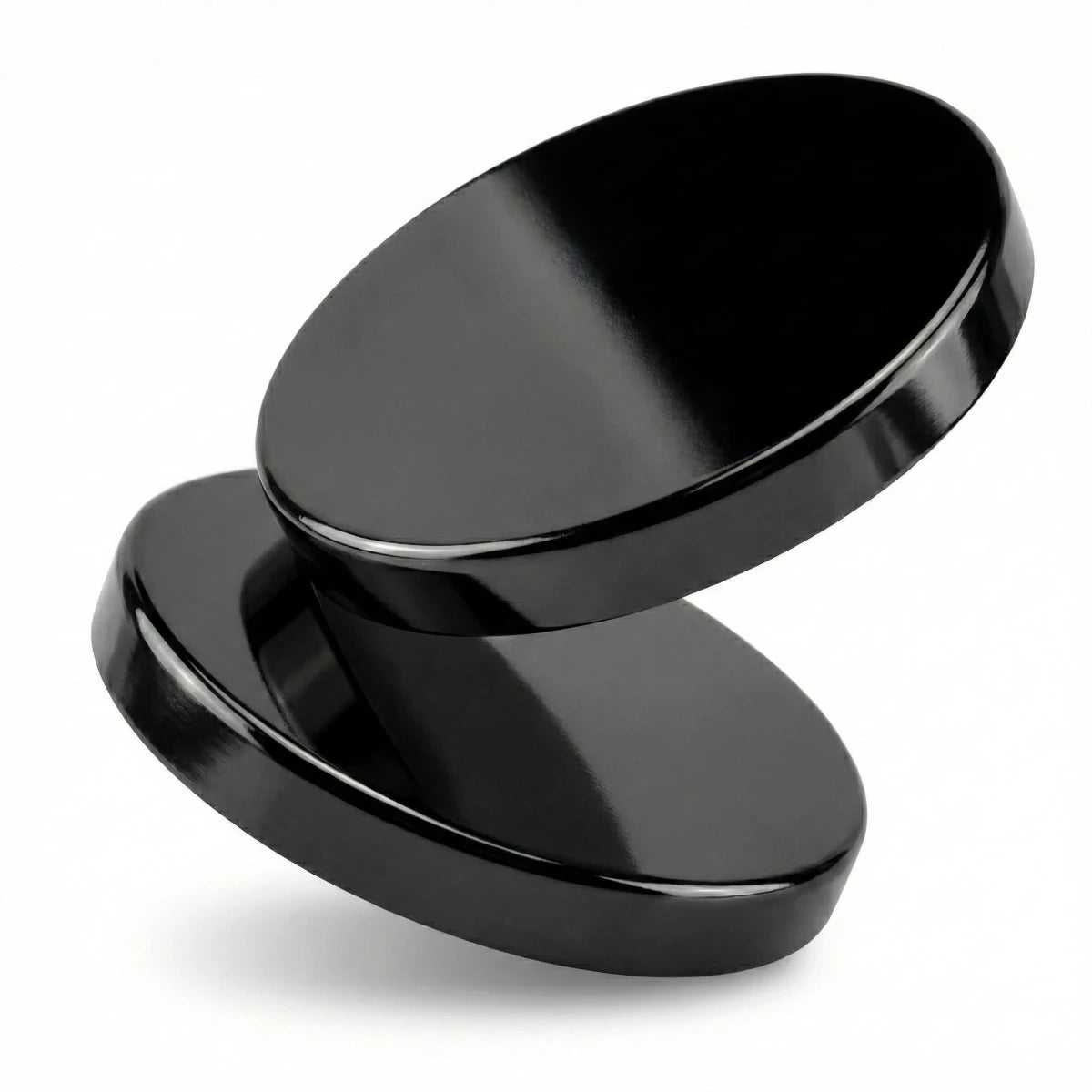 Tapa de Aluminio L para vasos de velas - Negro Brillante - Candle Craft