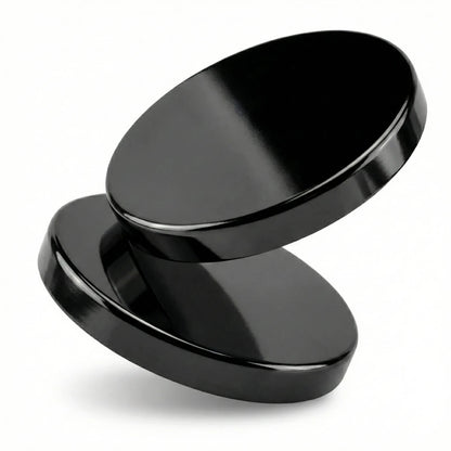 Tapa de Aluminio L para vasos de velas - Negro Brillante - Candle Craft