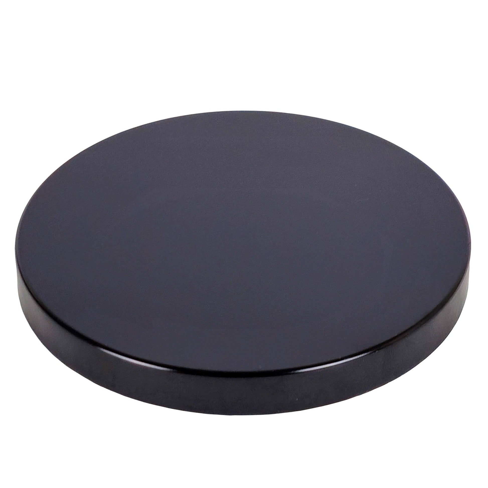 Tapa de Aluminio L para vasos de velas - Negro Brillante - Candle Craft