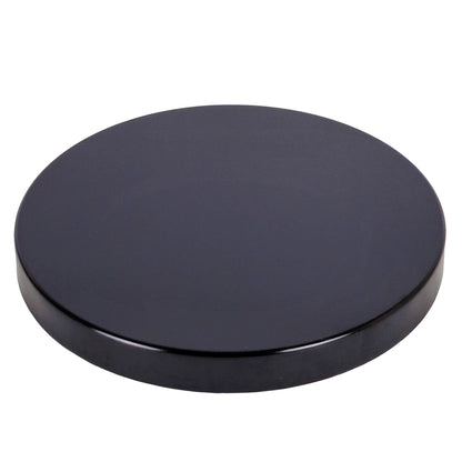 Tapa de Aluminio L para vasos de velas - Negro Brillante - Candle Craft