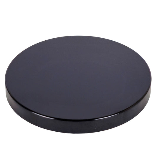 Tapa de Aluminio L para vasos de velas - Negro Brillante - Candle Craft