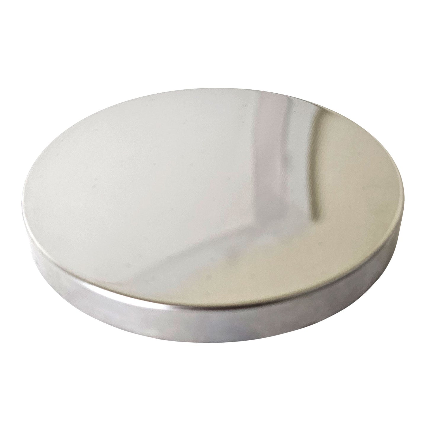 Tapa de Aluminio L para vasos de velas - Plata Espejo - Candle Craft