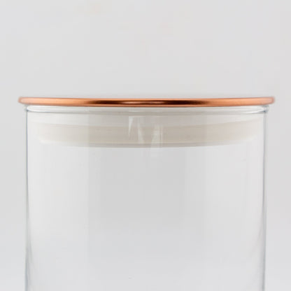 Tapa de Aluminio S Delgada para Vasos de Velas – Tapa para Vasos de Velas - Oro Rosado - Candle Craft