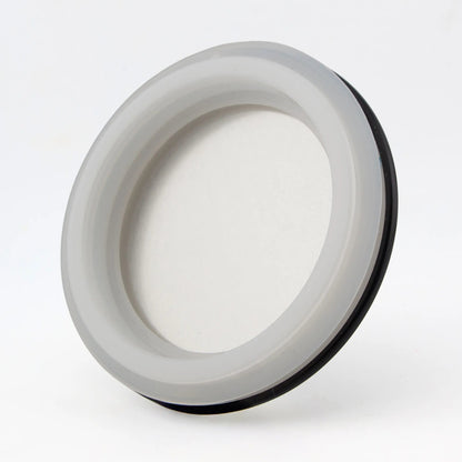 Tapa de Aluminio XL Delgada para Vasos de Velas – Tapa para Vasos de Velas - Negro Brillante - Candle Craft