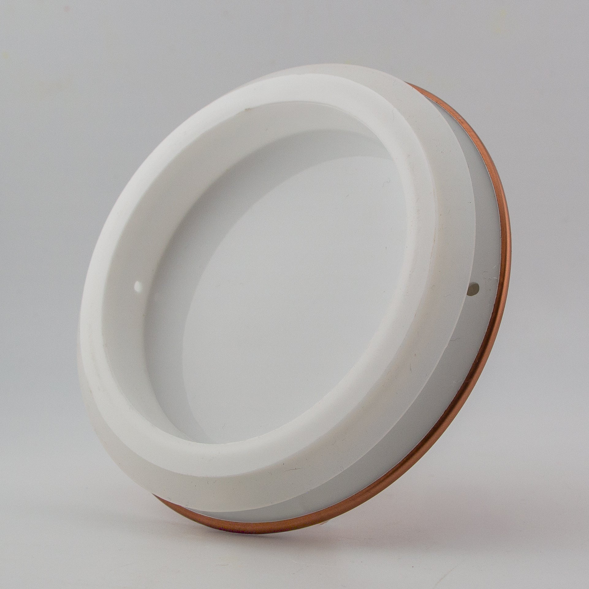 Tapa de Aluminio XL Delgada para Vasos de Velas – Tapa para Vasos de Velas - Oro Rosado - Candle Craft