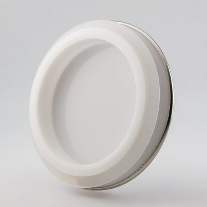 Tapa de Aluminio XL Delgada para Vasos de Velas – Tapa para Vasos de Velas - Plata - Candle Craft