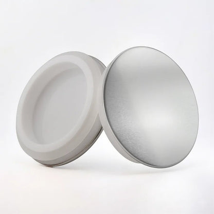 Tapa de Aluminio XL Delgada para Vasos de Velas – Tapa para Vasos de Velas - Plata - Candle Craft