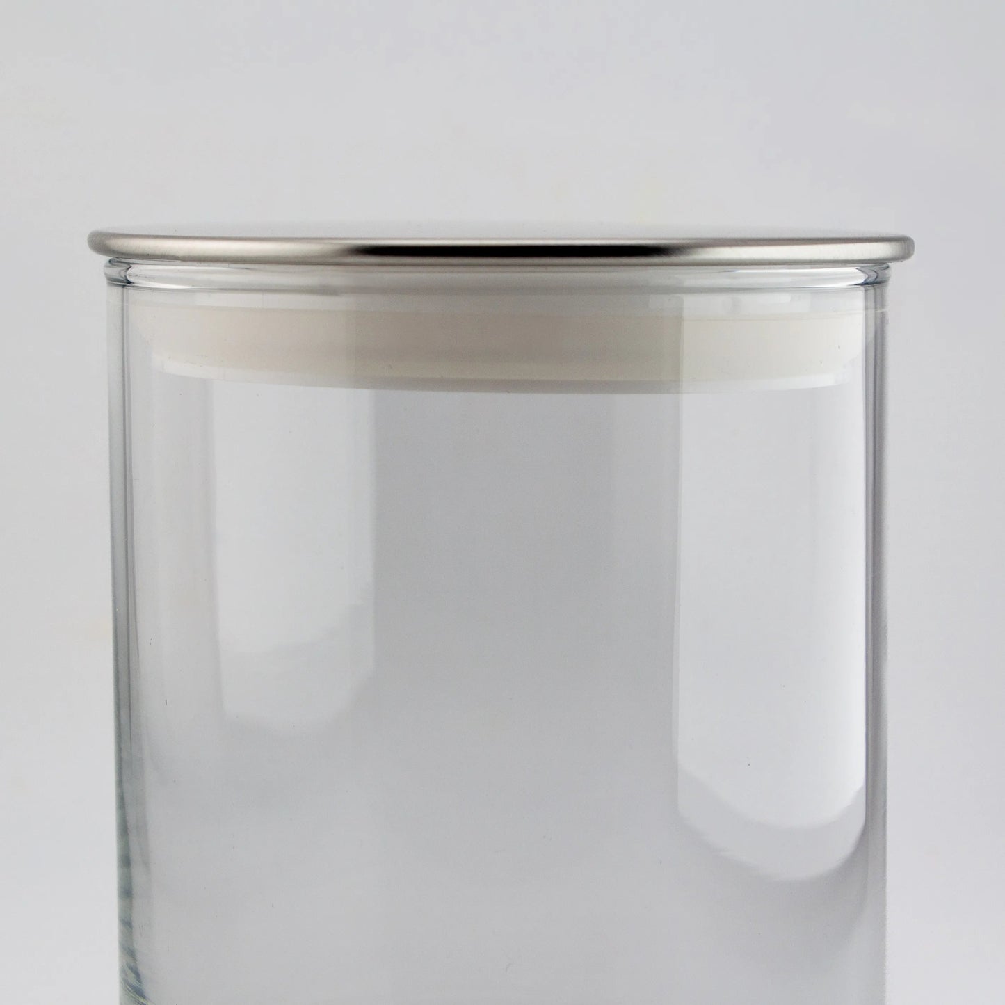 Tapa de Aluminio XL Delgada para Vasos de Velas – Tapa para Vasos de Velas - Plata - Candle Craft