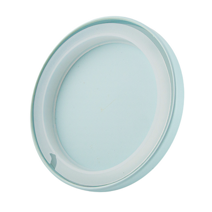 Tapa de Aluminio XL para vasos de velas - Tapa para Vela Color Azul Pastel Mate - Candle Craft