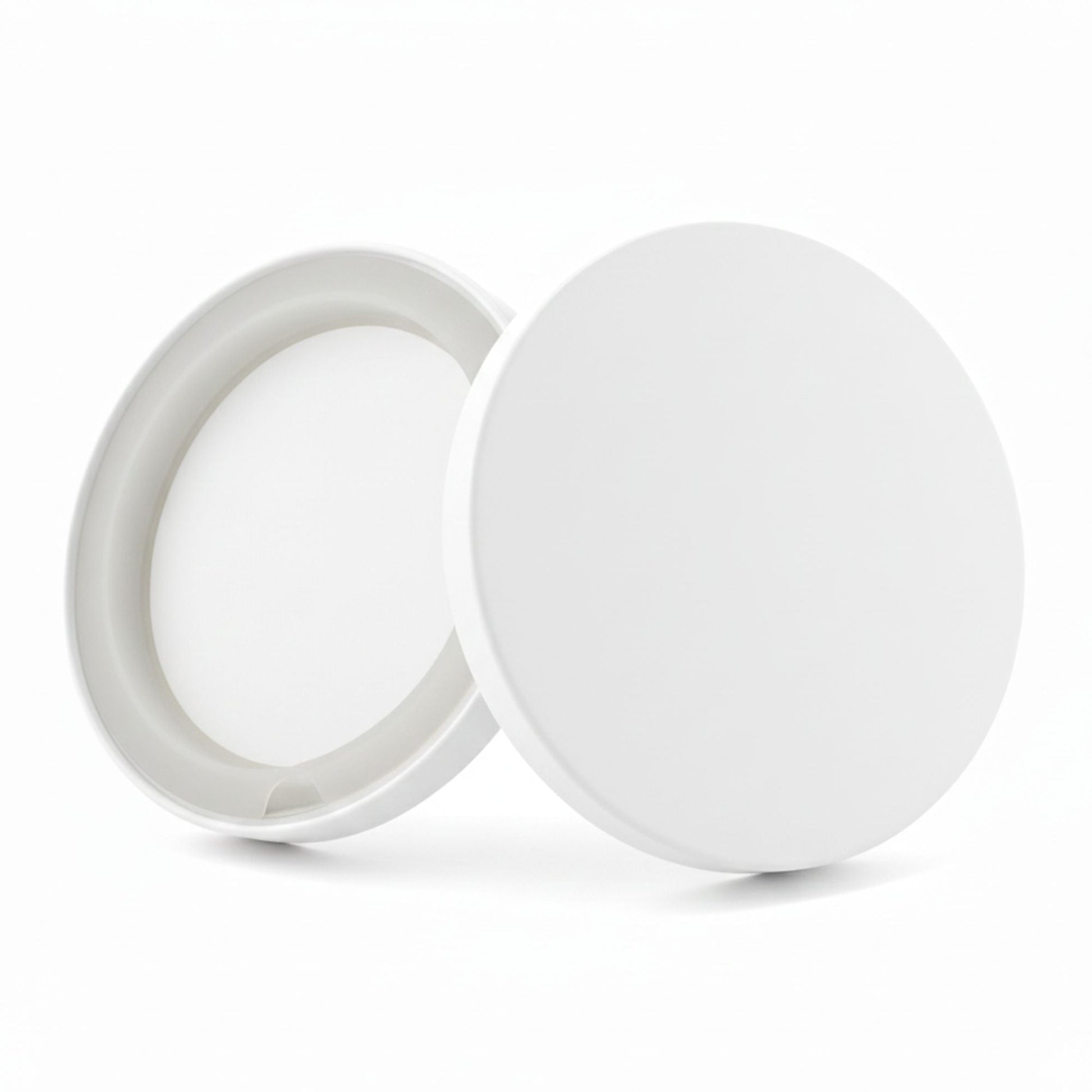 Tapa de Aluminio XL para vasos de velas - Tapa para Vela Color Blanco Mate - Candle Craft