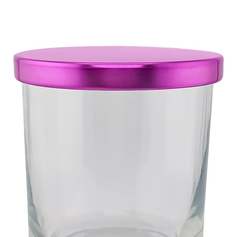 Tapa de Aluminio XL para vasos de velas - Tapa para Vela Color Fucsia / Magenta Metálico - Candle Craft