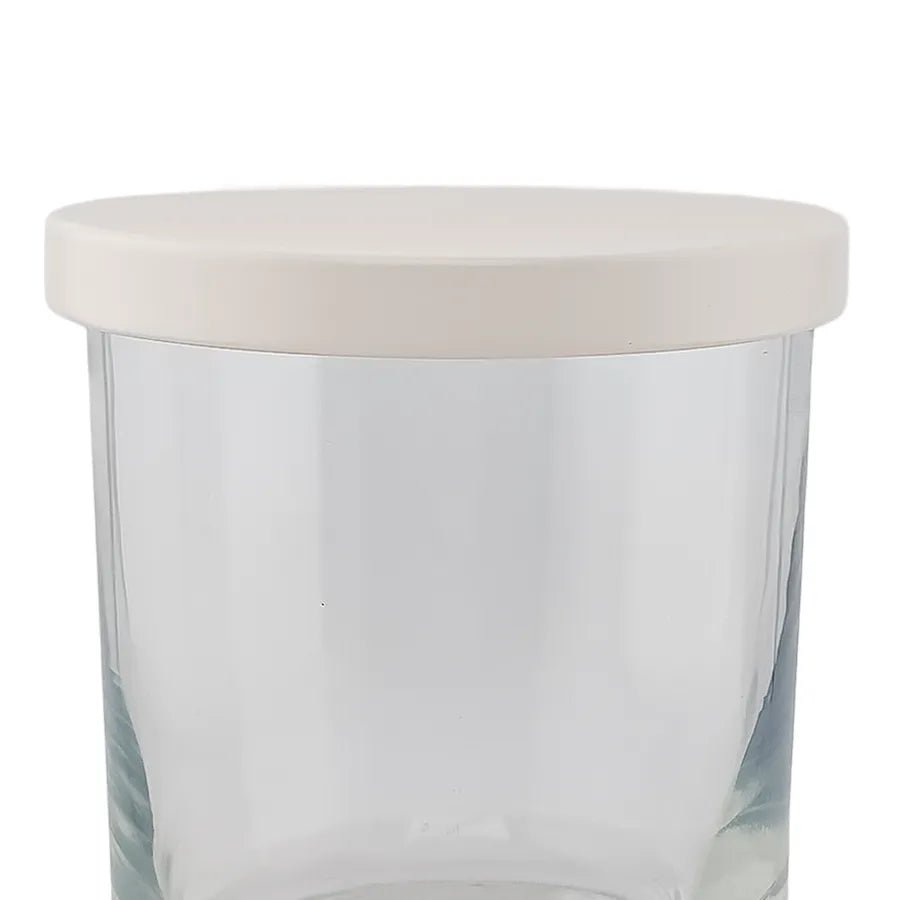 Tapa de Aluminio XL para vasos de velas - Tapa para Vela Color Ivory / Beige Mate - Candle Craft