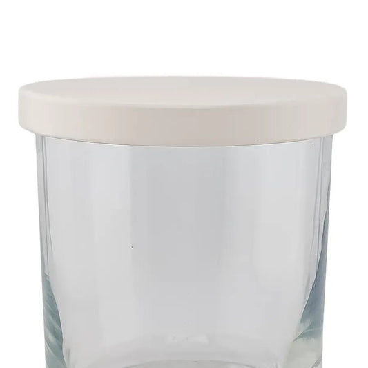 Tapa de Aluminio XL para vasos de velas - Tapa para Vela Color Ivory / Beige Mate - Candle Craft