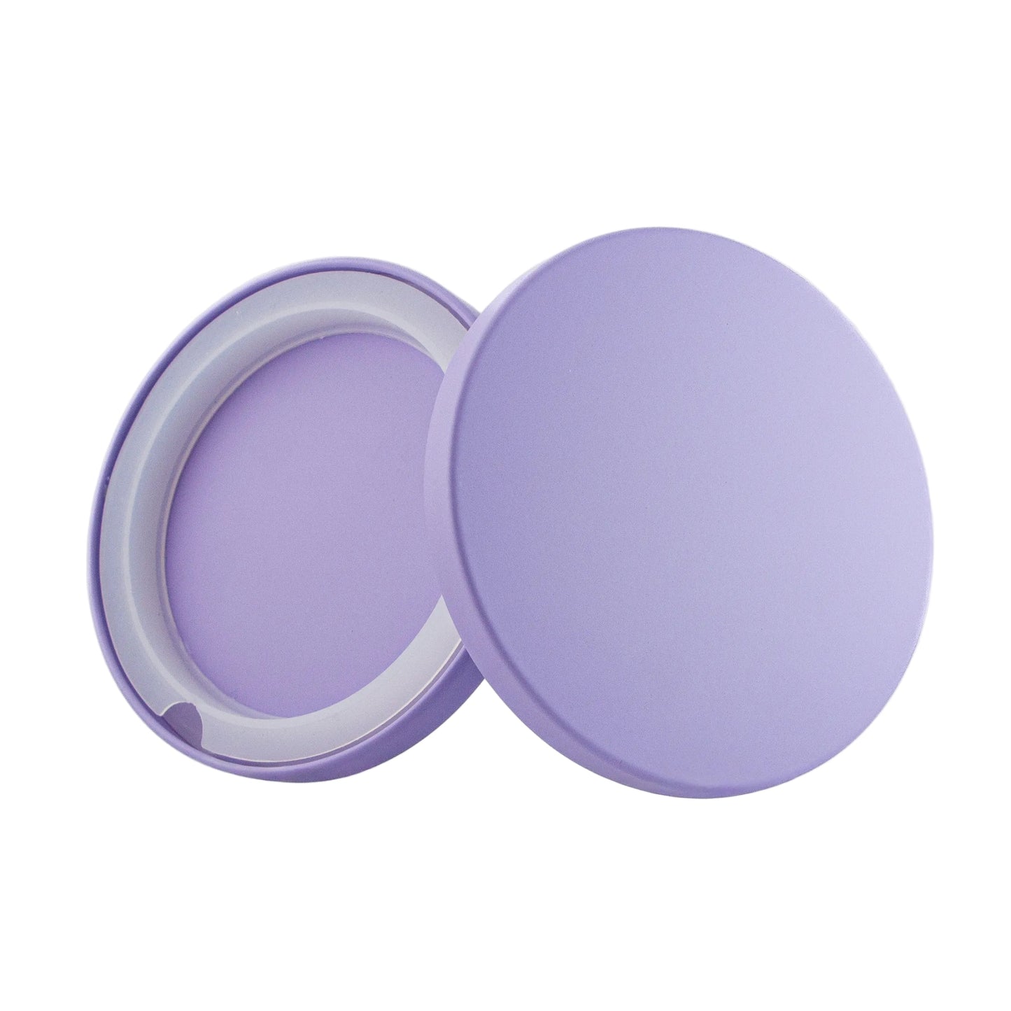 Tapa de Aluminio XL para vasos de velas - Tapa para Vela Color Morado Pastel Mate - Candle Craft