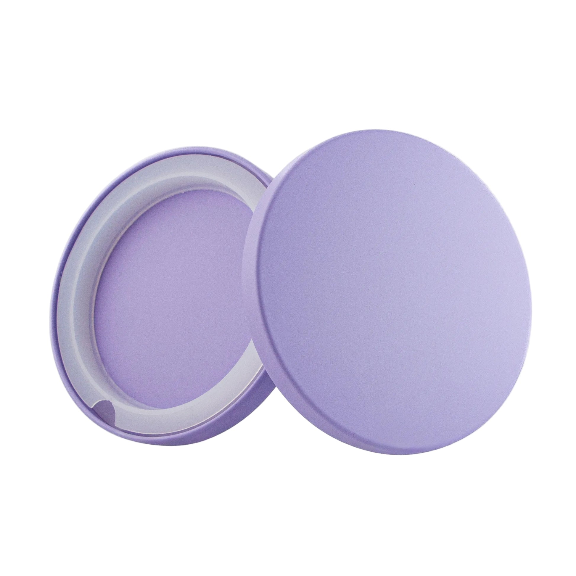 Tapa de Aluminio XL para vasos de velas - Tapa para Vela Color Morado Pastel Mate - Candle Craft
