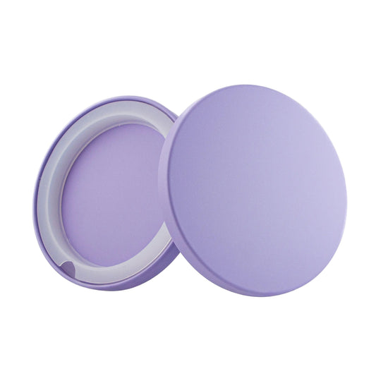 Tapa de Aluminio XL para vasos de velas - Tapa para Vela Color Morado Pastel Mate - Candle Craft