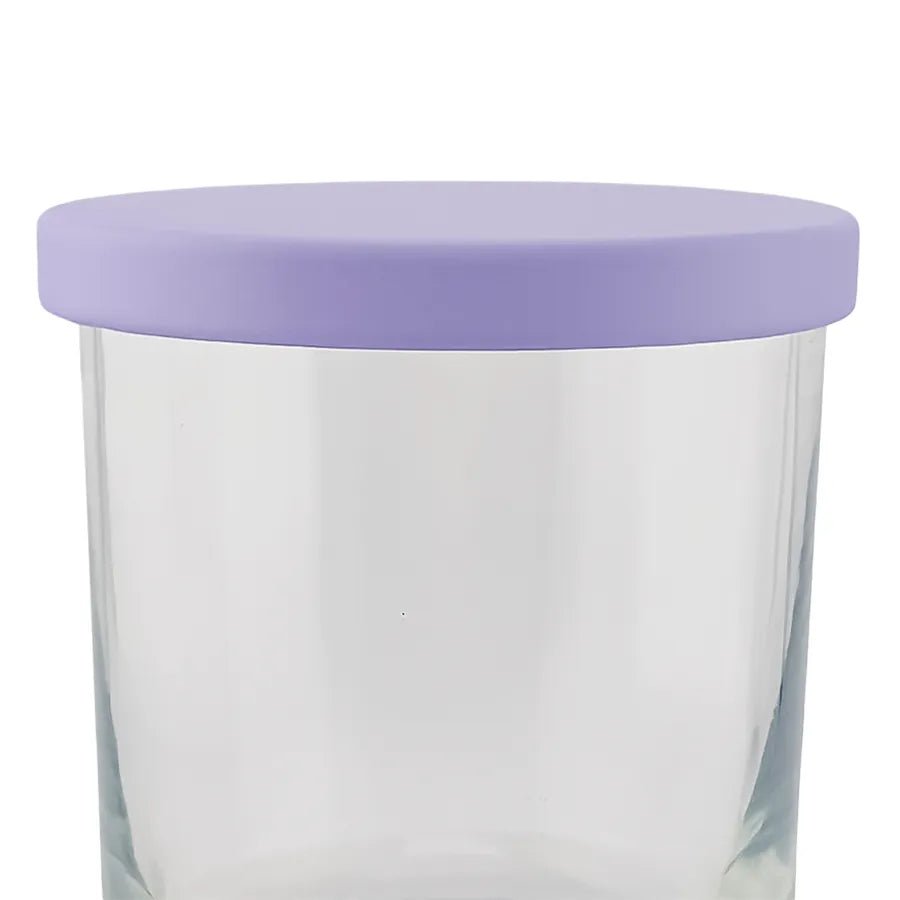 Tapa de Aluminio XL para vasos de velas - Tapa para Vela Color Morado Pastel Mate - Candle Craft