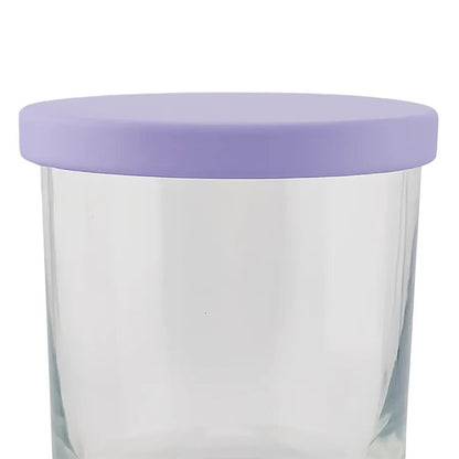 Tapa de Aluminio XL para vasos de velas - Tapa para Vela Color Morado Pastel Mate - Candle Craft