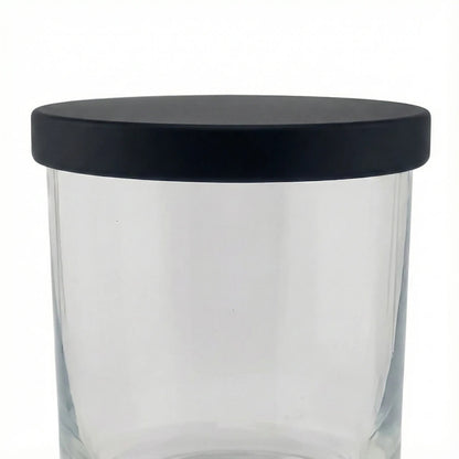 Tapa de Aluminio XL para vasos de velas - Tapa para Vela Color Negro Mate - Candle Craft