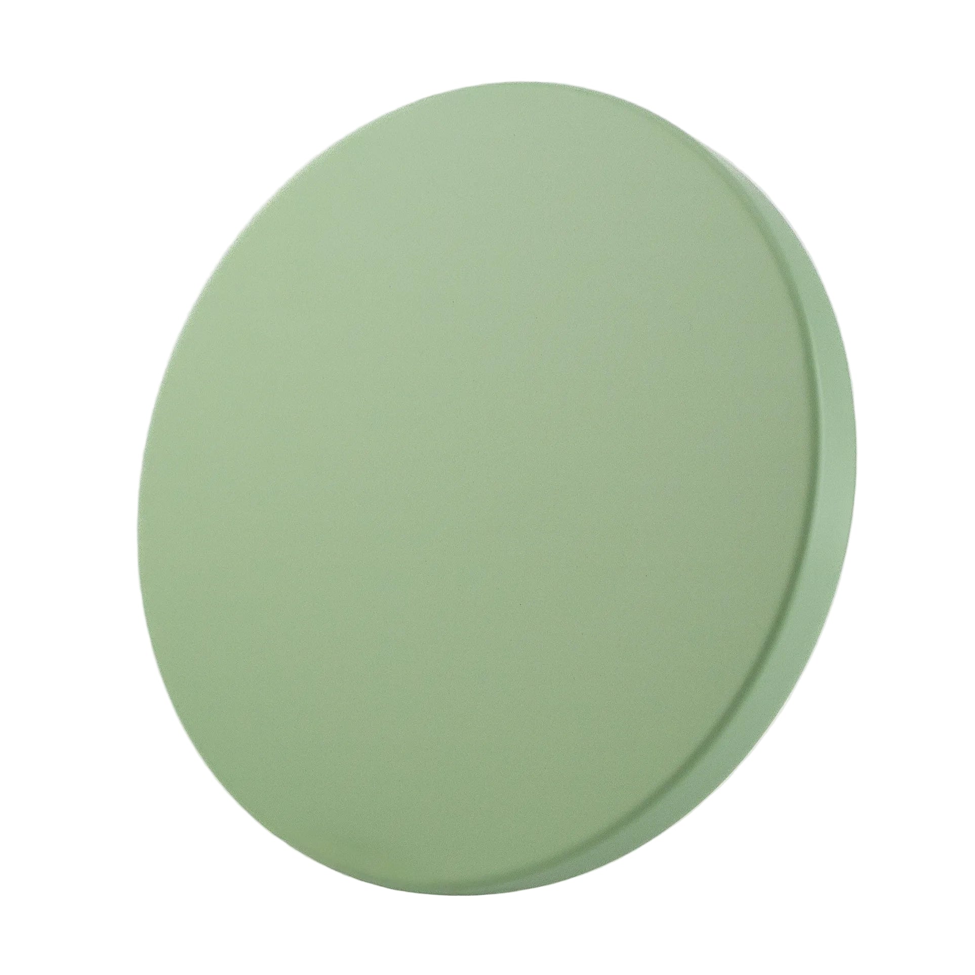 Tapa de Aluminio XL para vasos de velas - Tapa para Vela Color Verde Pastel Mate - Candle Craft