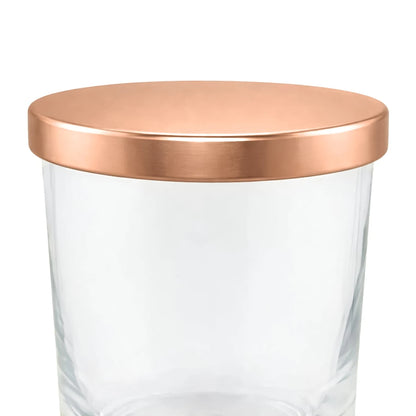Tapa de Aluminio XS para vasos de velas - Oro Rosado - Candle Craft