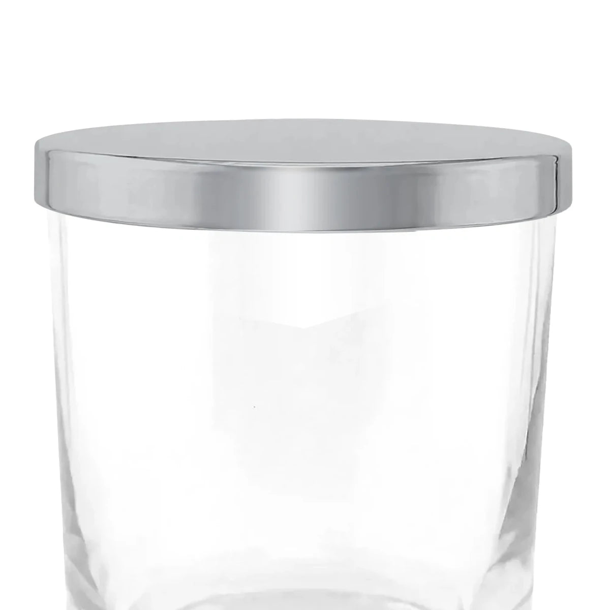 Tapa de Aluminio XS para vasos de velas - Tapa para Vela Color Plata Espejo - Candle Craft