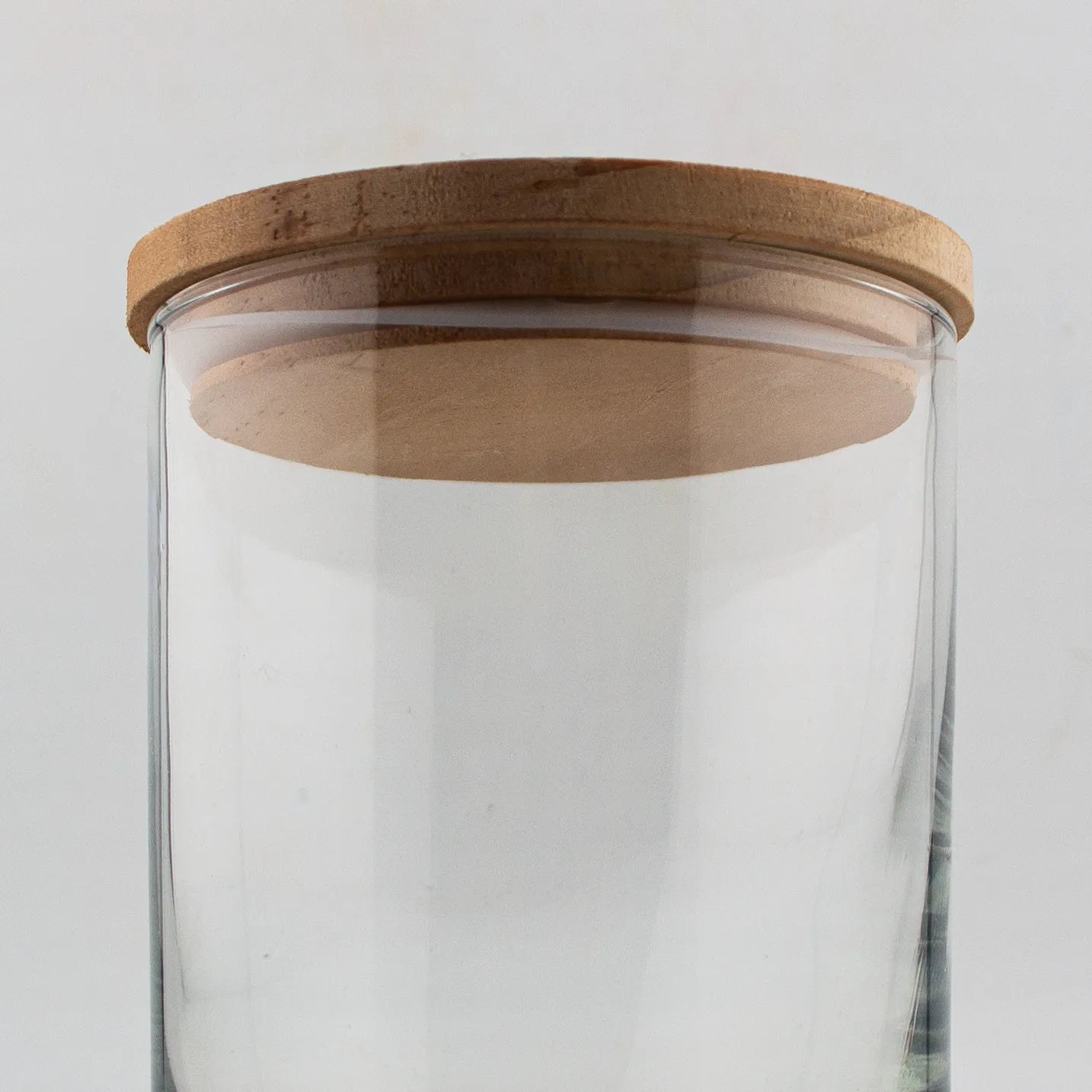 Tapa de Madera Pino Horneado XL con Anillo de Silicón para Vasos de Velas - Natural - Candle Craft