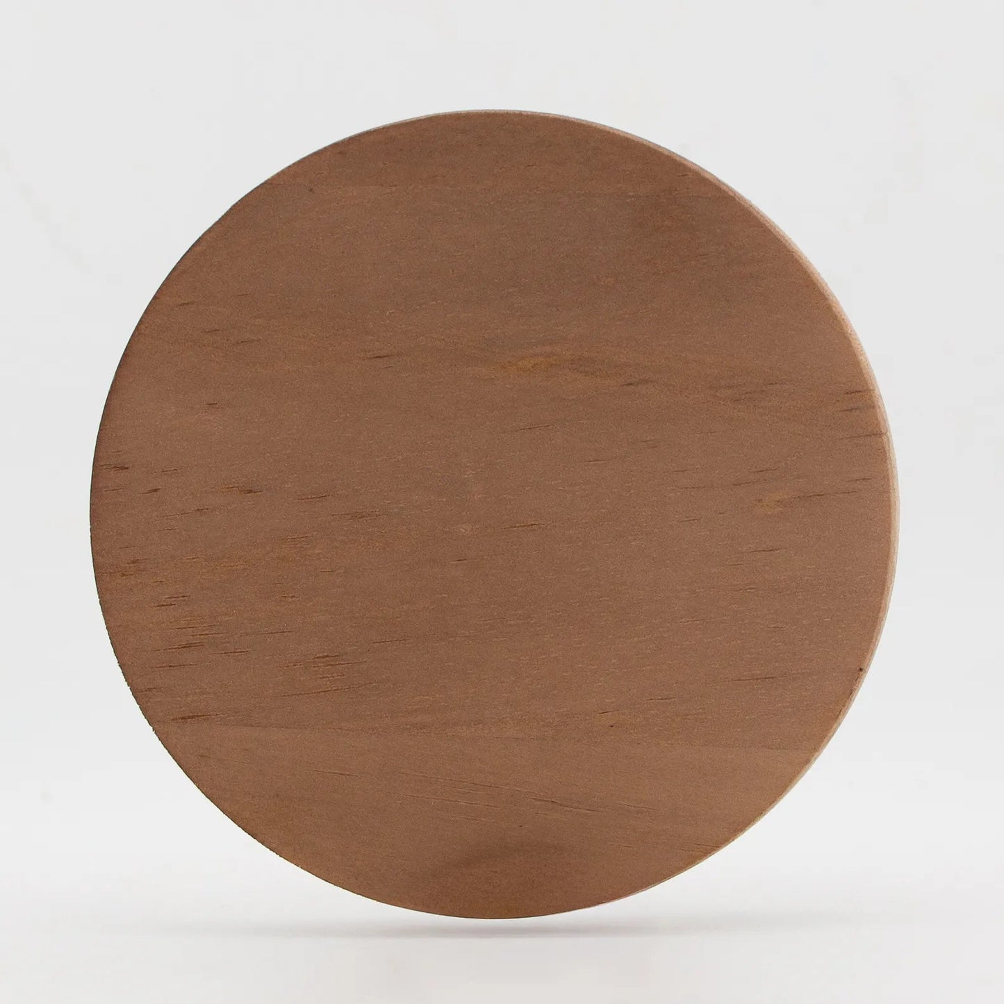 Tapa de Madera Pino Horneado XL con Anillo de Silicón para Vasos de Velas - Natural - Candle Craft