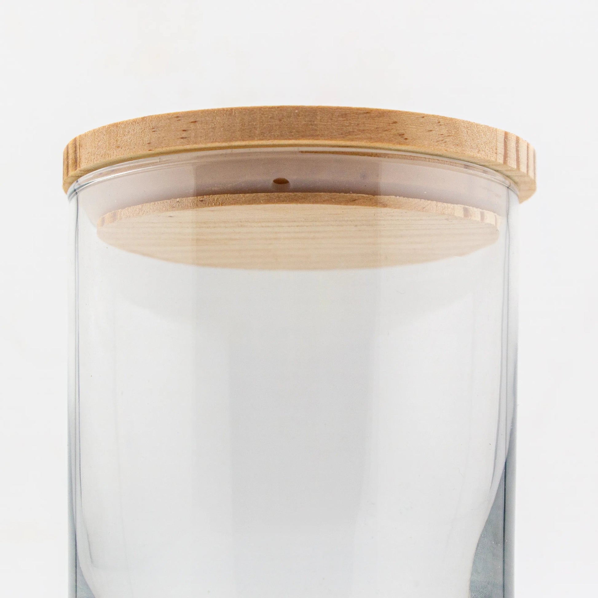 Tapa de Madera Pino Natural XL - Con Anillo de Silicón para Vasos de Velas - Candle Craft