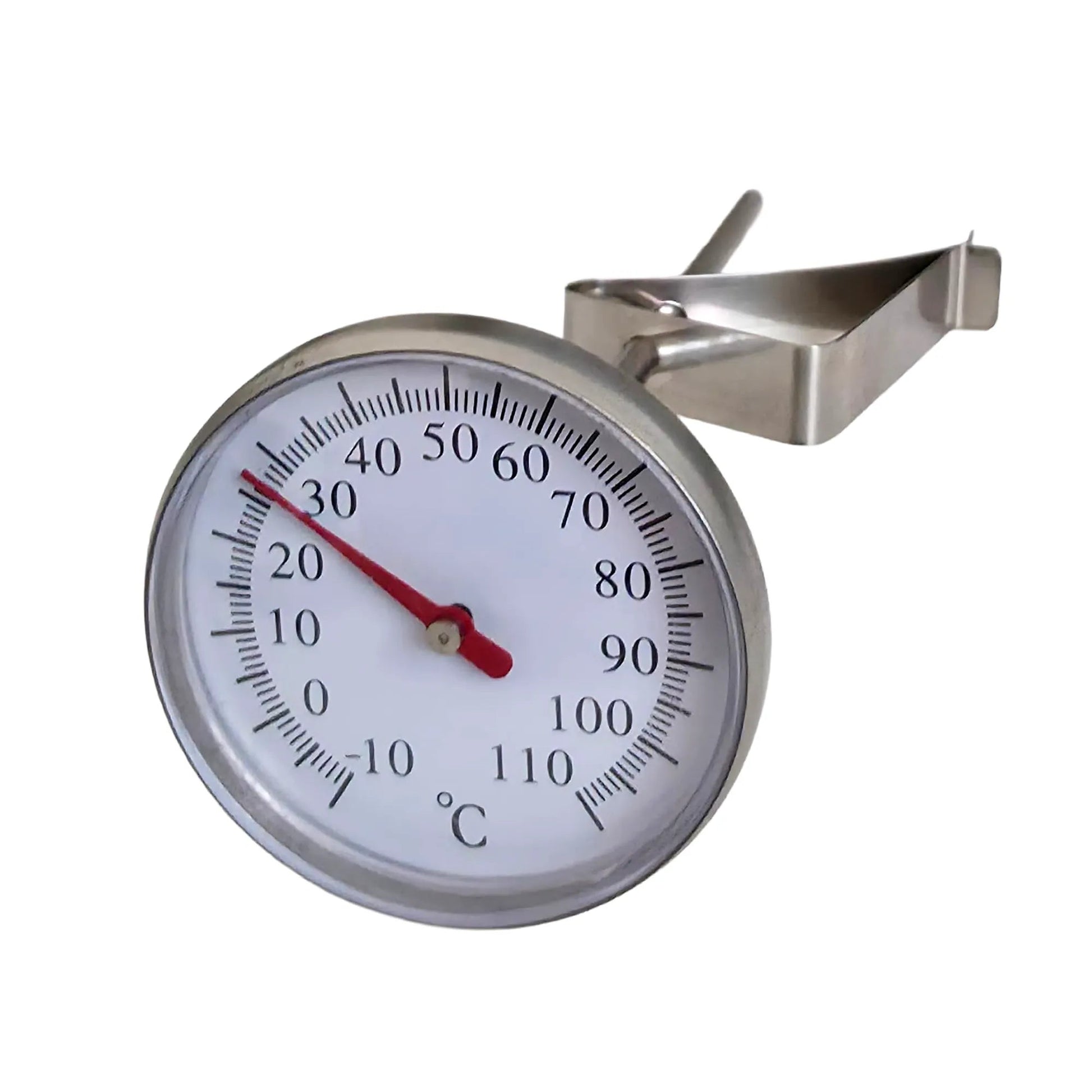 Termómetro para derretir cera y hacer velas - Metálico altura ajustable con clip hasta 110 °C - Candle Craft
