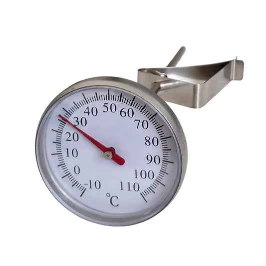 Termómetro para derretir cera y hacer velas - Metálico altura ajustable con clip hasta 110 °C - Candle Craft