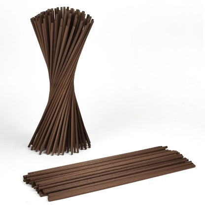 Varillas para Difusor - 25cm - Difusor Sticks - Varitas de Fibra para Difusores - Color Café - Candle Craft