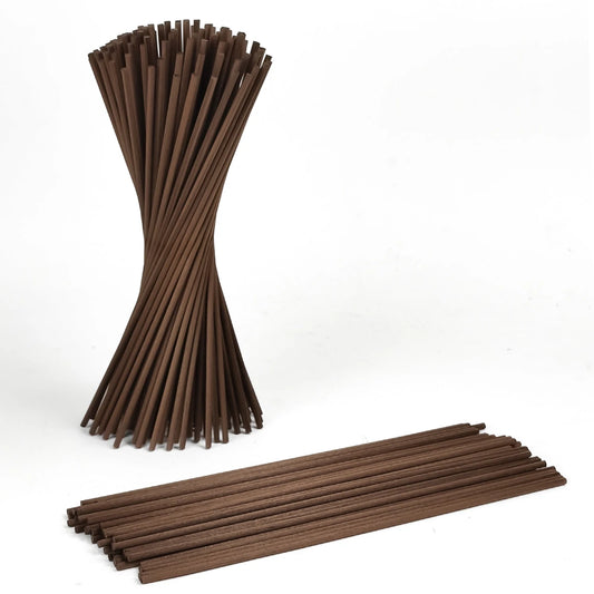 Varillas para Difusor - 25cm - Difusor Sticks - Varitas de Fibra para Difusores - Color Café - Candle Craft