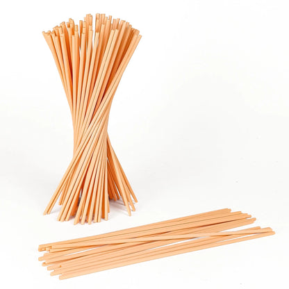 Varillas para Difusor - 25cm - Difusor Sticks - Varitas de Fibra para Difusores - Color Madera - Candle Craft