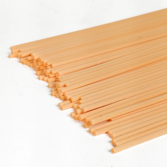 Varillas para Difusor - 25cm - Difusor Sticks - Varitas de Fibra para Difusores - Color Madera - Candle Craft