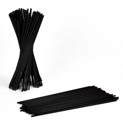 Varillas para Difusor - 25cm - Difusor Sticks - Varitas de Fibra para Difusores - Color Negro - Candle Craft