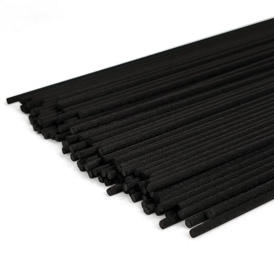 Varillas para Difusor - 25cm - Difusor Sticks - Varitas de Fibra para Difusores - Color Negro - Candle Craft