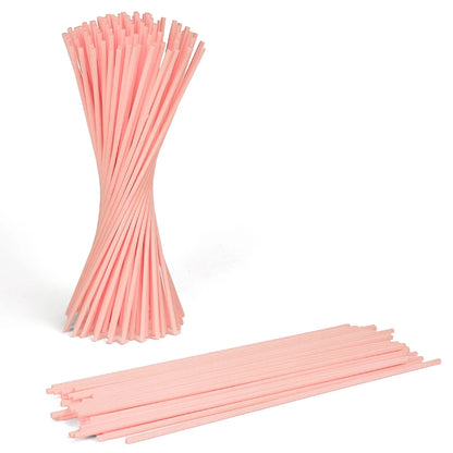Varillas para Difusor - 25cm - Difusor Sticks - Varitas de Fibra para Difusores - Color Rosa Claro - Candle Craft
