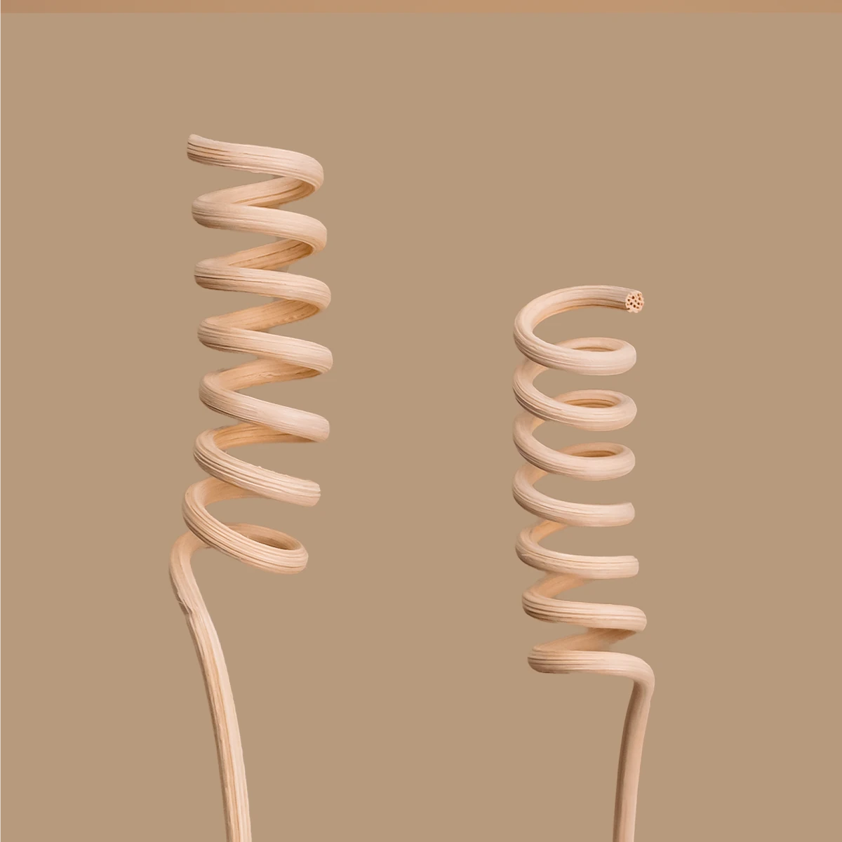 Varillas para Difusor - Espiral - 25cm - Difusor Sticks - Varitas de Rattan para Difusores - Color Madera - Candle Craft