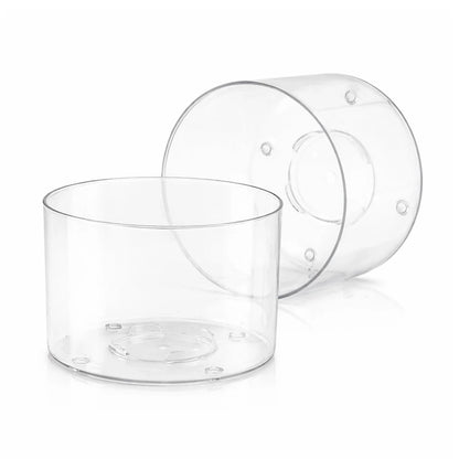 Vaso de Plástico para Velas de Té – Vasos para Velas Artesanales (3.9 cm x 2.5 cm) - Candle Craft