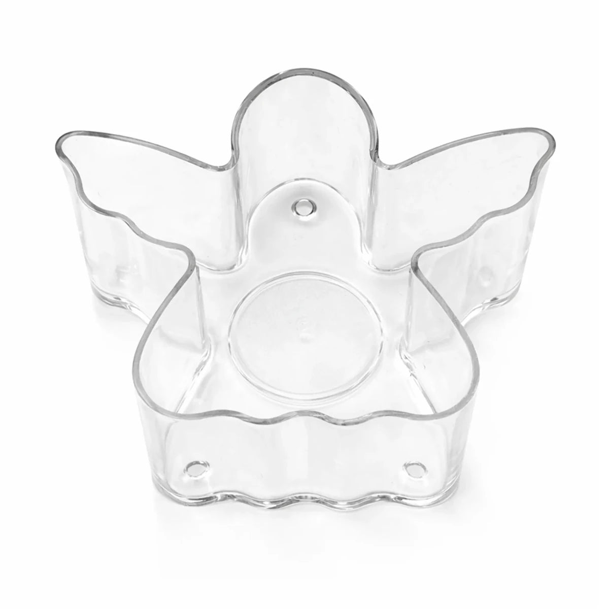 Vaso de Plástico para Velas de Té – Vasos para Velas Artesanales Forma Ángel - Candle Craft