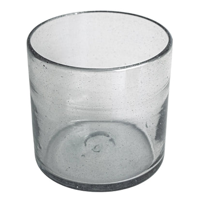 500ml - Florencia Vaso de vidrio soplado artesanal - Transparente - Hecho a mano