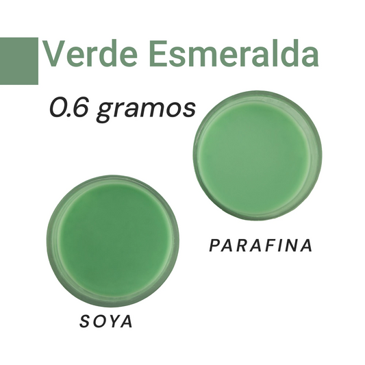 Colorante Sólido para Velas - Tinte en Escamas de Alta Concentración – Color: Verde Esmeralda