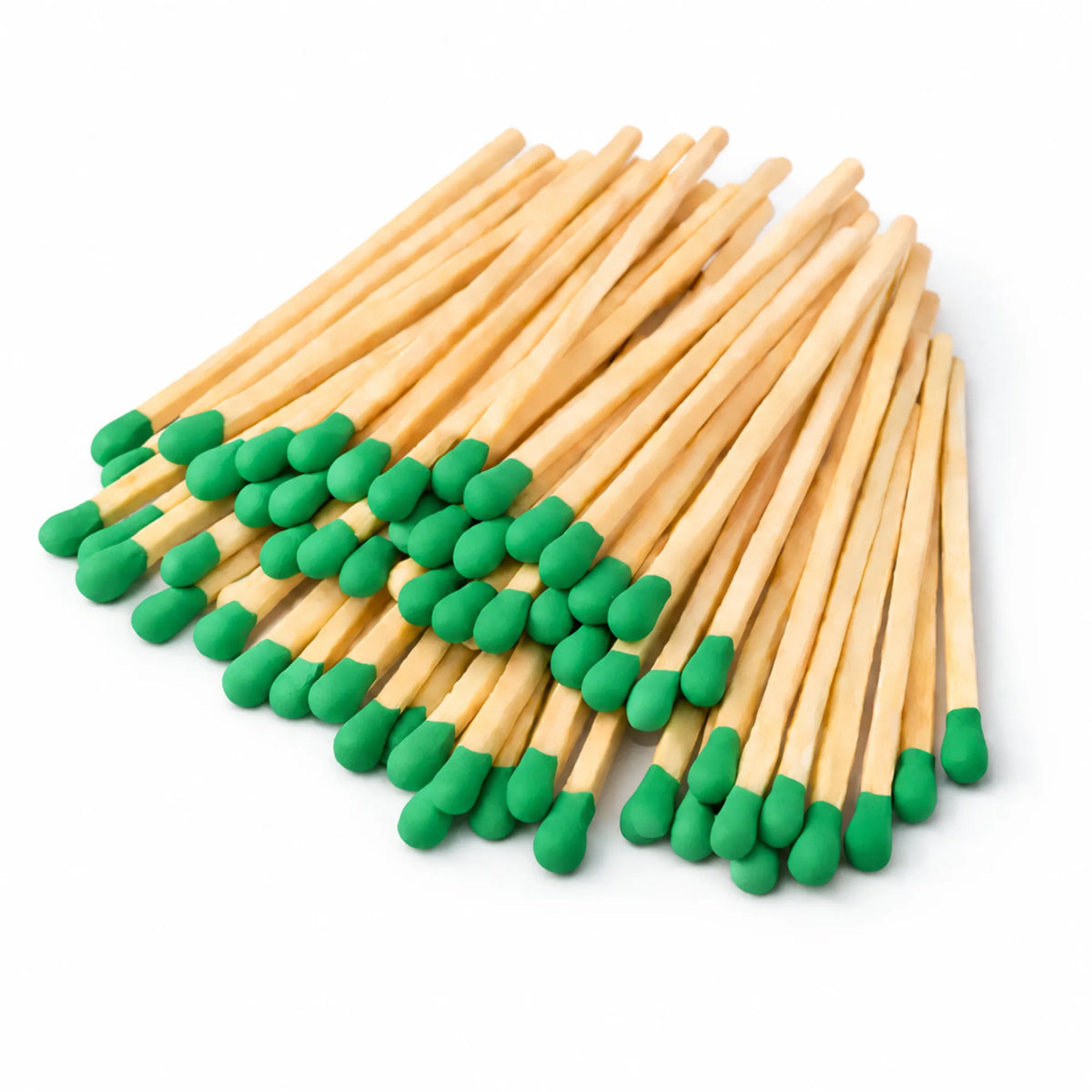 Cerillos de Colores Extra Largos de Madera para Velas - Fósforos de Madera - Verde