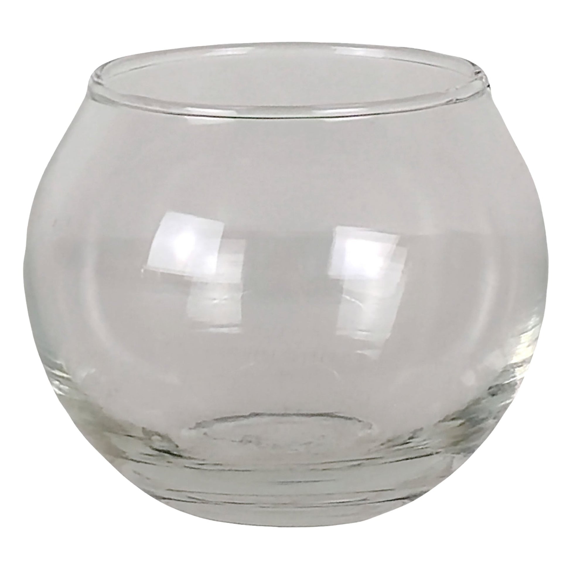 Votivos Portavelas Pecera - Vaso de vidrio para velas redonda - Transparente - Candle Craft
